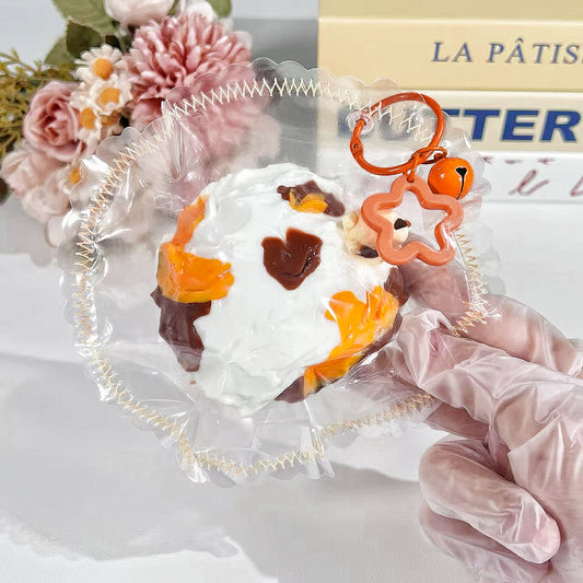 もちもち三花丸餅スクイーズ 柔らか水感 DIY ハンドメイド 食品グレードシリコン 学生・サラリーマン ストレス解消トイ