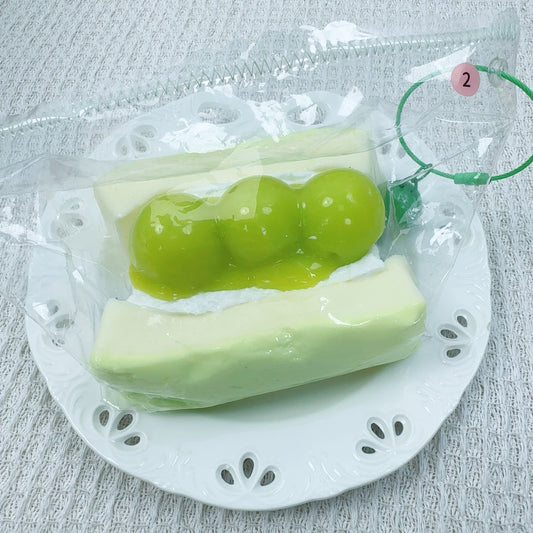 サンドイッチ青提ケーキスクイーズトイ 水クリームマッド感 超柔らか手触り スローリバウンド 食品グレードシリコン