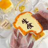 手作スクイーズトイ 大人気 食品サンプル 生食パン トースト 大人のストレス解消グッズ