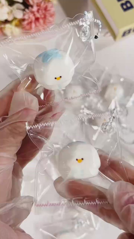 ミニ ちびコロ 可愛い スクイーズトイ ストレス解消グッズ 手作り バッグチャーム 学生ギフト 子供褒美